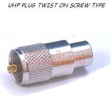 Brass UHF Connectors & Adaptors