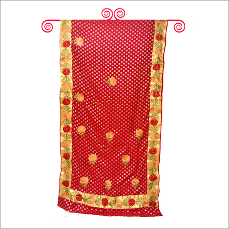 Maroon Chanderi Silk Saree