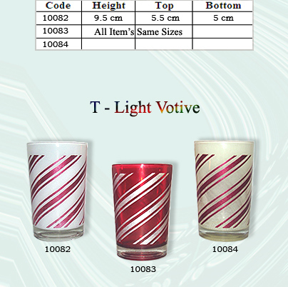 Hand Painting Frosted Glass Candle Votives