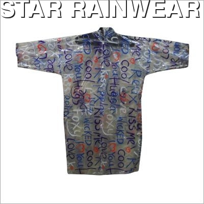 Clear Printed Rain Suits