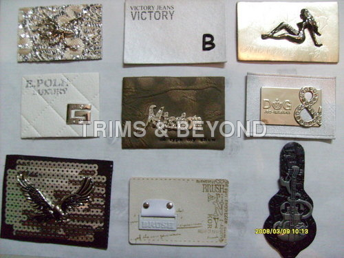 Jeans Back Patch PU Lable