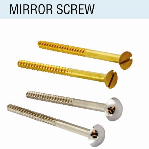 Mirror Screw (brass)