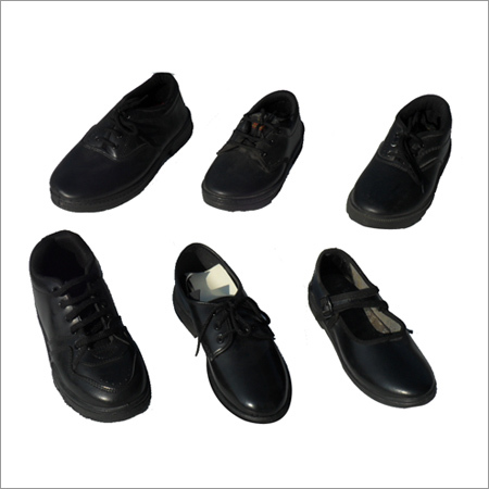 Footwear - Leather/Synthetic, Sizes 6-11, Black | Lace/Strap Fastening, Comfortable, Durable, Protective, Stylish, Versatile for School/Uniform Wear