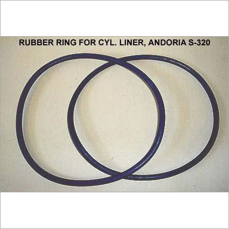 Andoria Rubber Ring For Cylinder Liner - Color: Black