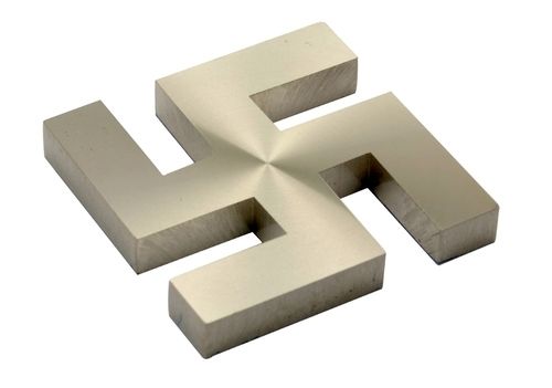 Brass Swastik Mirror Cap