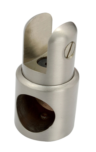 Brass Glass To Rod Connector By RIDDHI BRASS INDUSTRIES