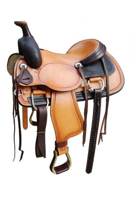 Brown Western Saddles
