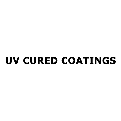 UV Cured Coatings