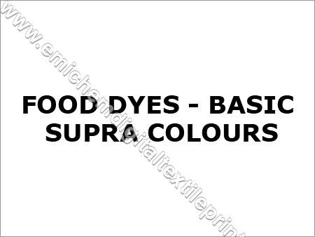 Food Dyes & Colours