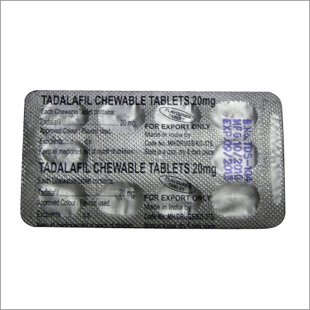 Tadalafil Chewable tablet 20 mg