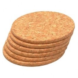 Eco Friendly And Light Weight Cork Coasters