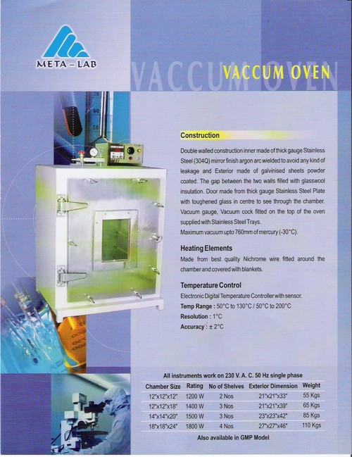 Vacuum Oven