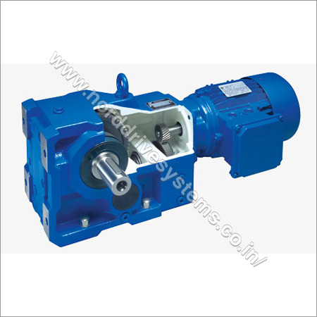 Unicase Helical Bevel Geared Motor