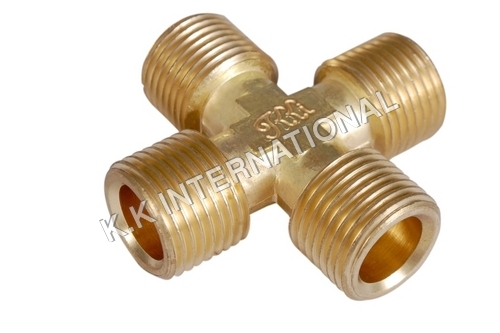 Brass Four Way Male Connectors