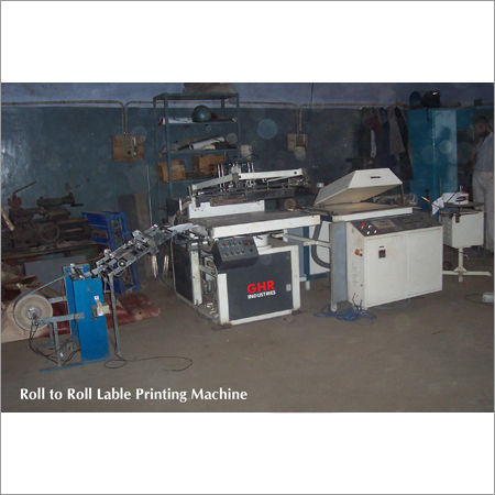 Fully Auto Roll To Roll Lable Printing Machine