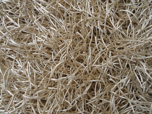 polyester shaggy Black Mat