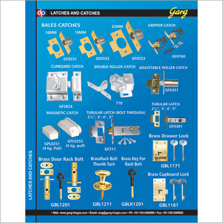 Latches And Catches - Metal, Varied Dimensions, Multiple Styles | Durable, Adjustable, Secure, Locking
