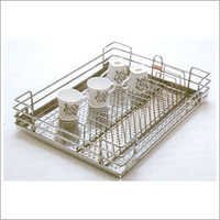 Cup & Saucer Basket Application: For Kitchen