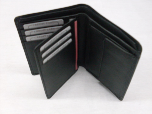 Gents Leather Black Wallet