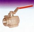 Screwed End Ball Valve - 3 PC
