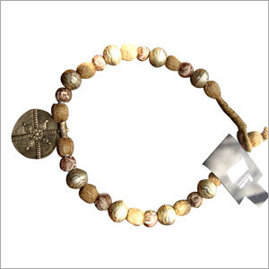 Wood & Copper Beads Necklace
