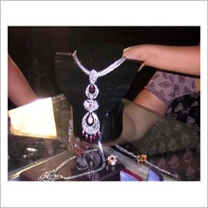 Diamond Pearl Necklace