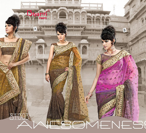 Embroidered Designer Sarees