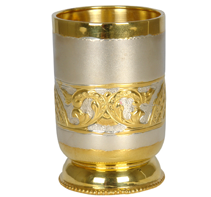 Silver tumbler