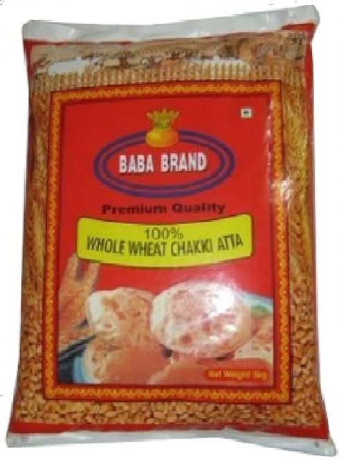 Wheat Atta Packing Bags Stand Up Pouch