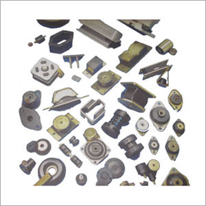 Anti Vibration Pads - Steel Material, Silver Grey Color | Easy to Use, Dimensionally Accurate, Anti Skid, Highly Durable