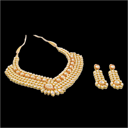 Meenakari And Polki Diamond Set