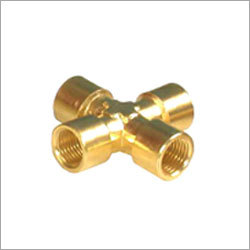 Brass Four way Female