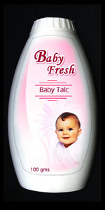 Talcum Powder Labels