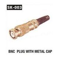 BNC Plug With Metal Cap
