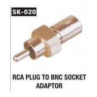 RCA Plug To BNC Socket Adaptor