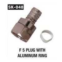 F 5 Plug With Aluminium Ring