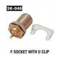 F Socket with U Clip