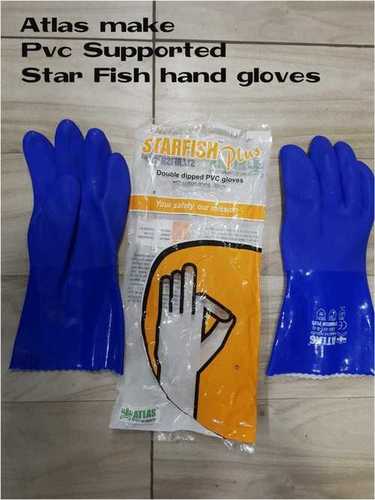 Atlas make Pvc Supported starfish 12" Hand Gloves