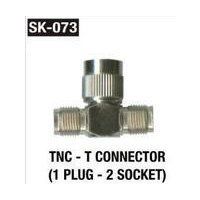TNC T Connector (1 Plug 2 Socket)