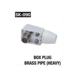 Box Plug Brass Pipe (Heavy)