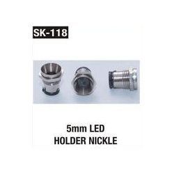LED Holder Nickel 5 mm 