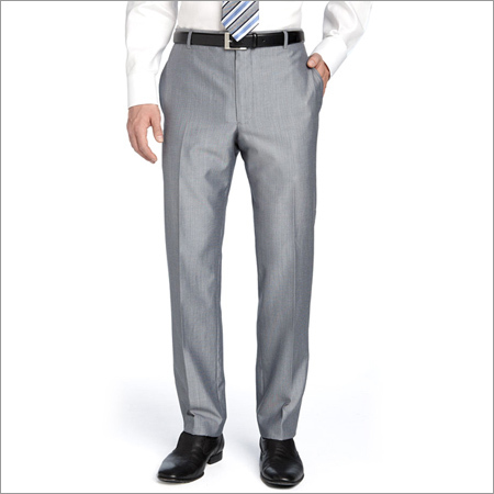 Joseph Abboud Grey Stripe Cotton Blend Suit