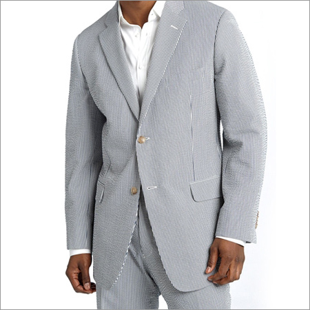 Broletto Blue Seersucker Suit