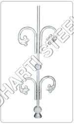 Railings - Stainless Steel 33" H x 11" W, Polished Finish, Elegant Durable Design