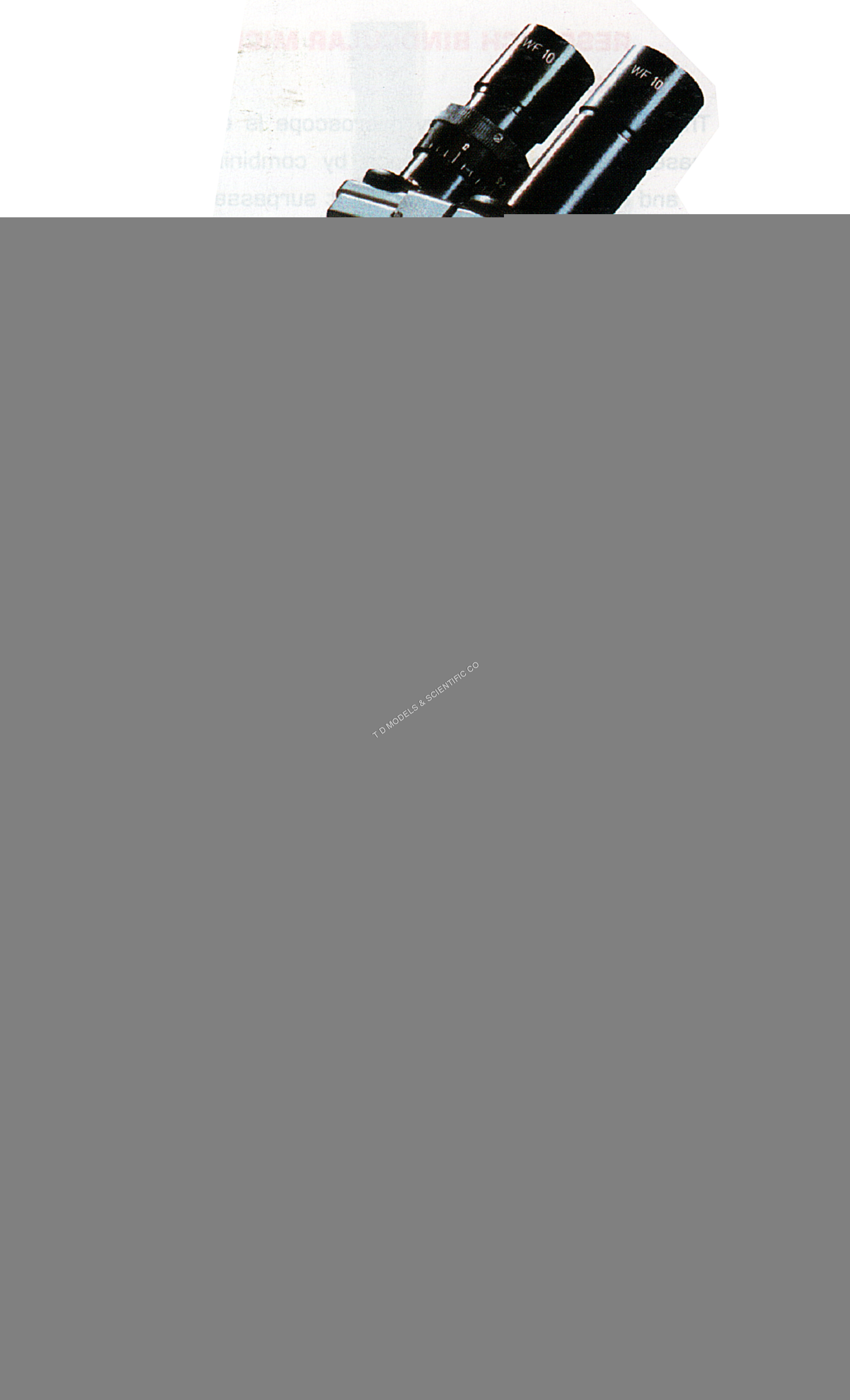 BINOCULAR RESEARCH MICROSCOPE MODEL DMS 900