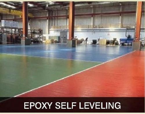 Epoxy Self Leveling - Red, 1-5mm Thickness | Chemical Resistant, Durable Finish, Easy Application, High Strength, Smooth Surface, VOC <250 g/L