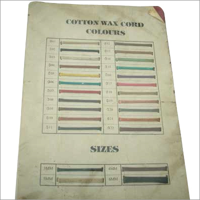 Waxed Cotton Cords