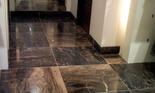 Application Of Cappuchino Marble