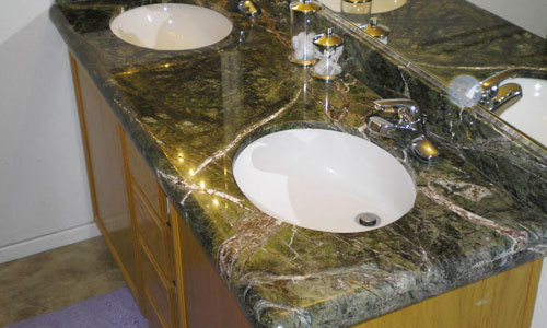 Application Of Rainforest Green Tiles