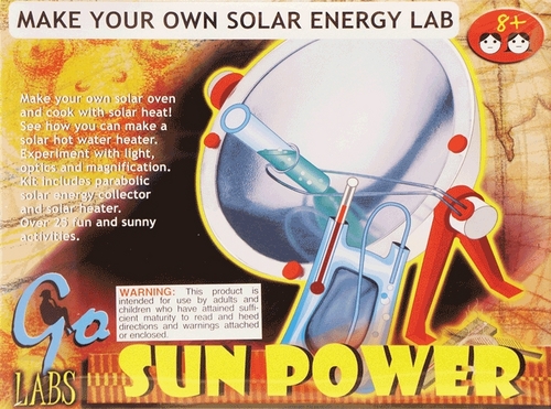 Solar Energy - Plastic And Glass 12x10x5 Inches White, 25+ Experiments Solar Energy Lab Kit